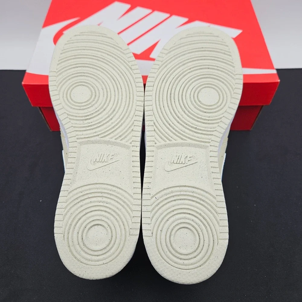 Nike Court Vision Low Light Khaki White Mens Sz 8.5 Womens Sz‎ 10 HM9862-200 New